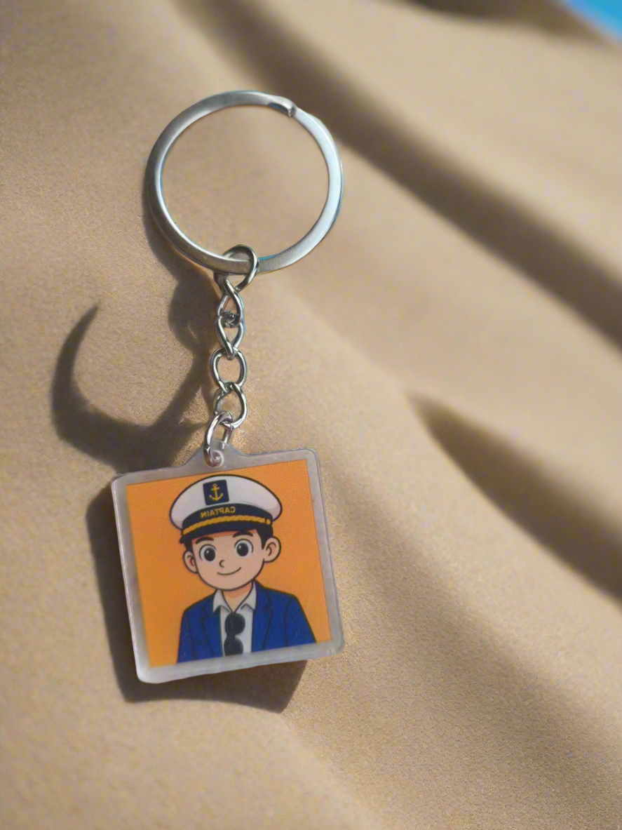 Z. Keychain Captain Huan personal gift