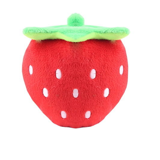 Red strawberry toy