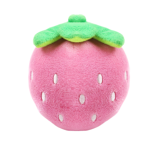 Pink strawberry toy