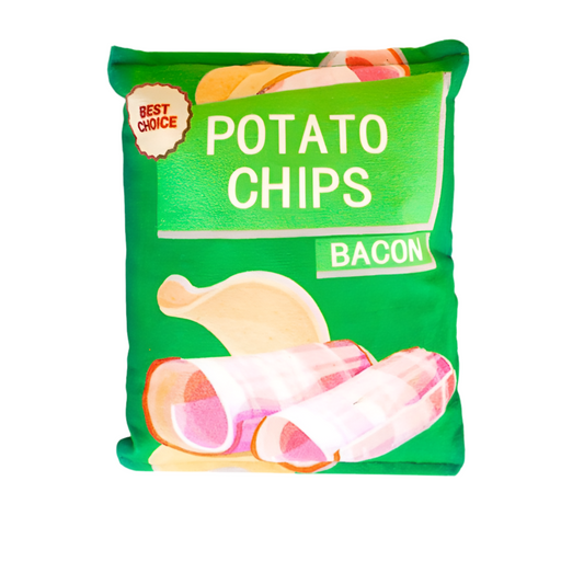 Potato chips bacon pet toy