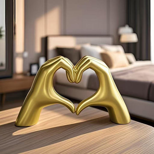 A Soft Vinyl Home Decor Figurine - Hand heart ❤️